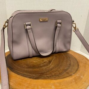 Kate Spade Pale Lavender Satchel w/removable shoulder strap